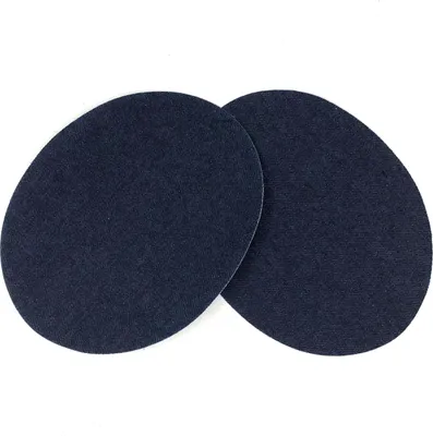 Produktbild von Knie-/Ellenbogen-Aufnäher zum Aufbügeln auf Jeans, dunkelblau