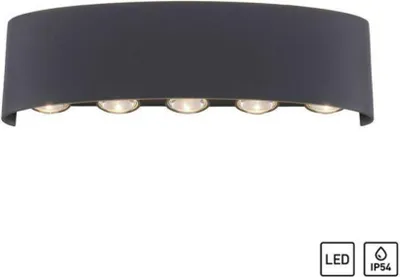 Image de Lampe d'extérieur/murale anthracite 10xLED-Board/0,80W/3000K IP54