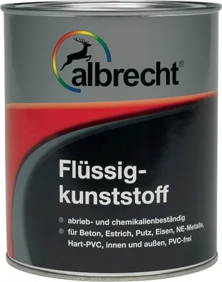 Produktbild von Albrecht Flüssigkunststoff 2,5 L RAL 7032 kieselgrau