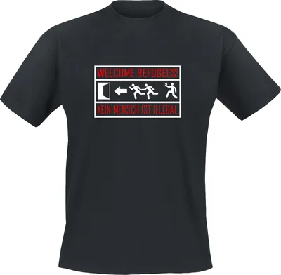 Produktbild von Welcome Refugees - T-Shirt