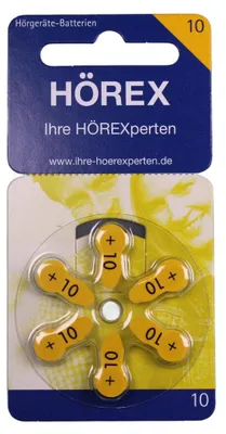Immagine prodotto di Hörex Classic Batterien 10er - 120 Batterien