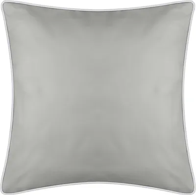Obrázek produktu pro Venkovní polštář s lemováním ( 45 x 45 cm ) "Béžový" zahradní dekorační polštář - zapínání na zip - odpuzuje nečistoty a vodu - snímatelný potah polštáře
