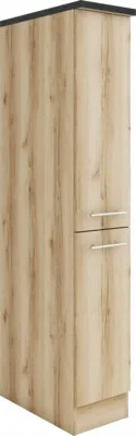 Produktbild von Optifit Apothekerschrank Livorno290 BxTxH 30 x 60 x 174,4 cm wildeiche matt strukturiert zerlegt KULI MHFZ306-9+