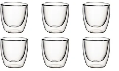 Obrázok produktu pre Villeroy & Boch Dvojstenný hrnček Manufactory Rock 60 ml sada 6 ks