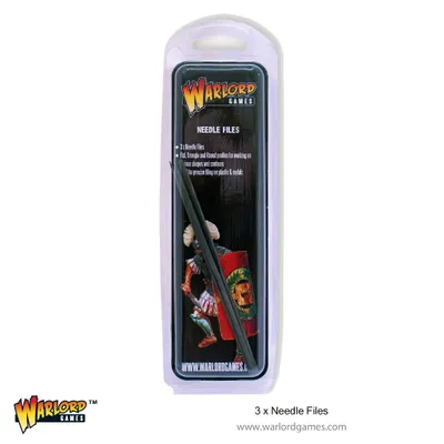Produktbild von 3er Set Nadelfeilen 160 mm mit flachen, dreieckigen und runden Profilen für Miniaturen