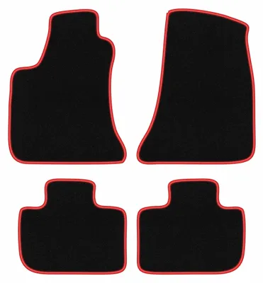 Imagen del producto de Alfombrillas de moqueta para Lancia Thema II 2011-2014 (sedán) – juego de 4 piezas, /rojo, a medida – Wielganizator CARLUX