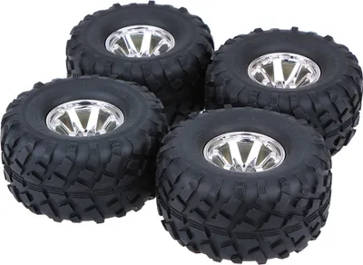 Produktbild von 4 Teile/satz 1/10 Fernbedienung Lkw Reifen Ersatz fuer TRX HSP Tamiya HPI Kyosho Fernbedienung Modell Auto