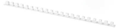 Obrázek produktu pro Kancelářské potřeby, vázací hřebeny A4, 8 mm, bílé, 100 kusů