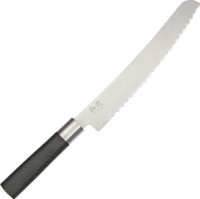 Produktbild von KAI 6723B 'Wasabi Black' Brotmesser 23 cm, schwarz (1 Stück)