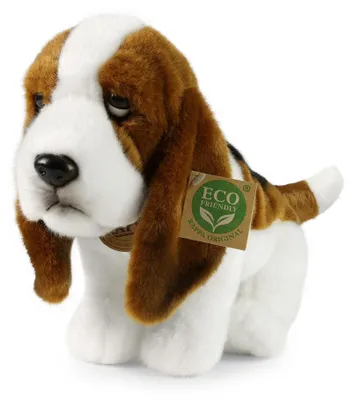 Obrázok produktu pre Plyšový pes baset 32 cm ECO-FRIENDLY