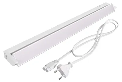 Image de ledscom.de : Barre lumineuse LED encastrable LIWO, 58 cm, avec câble d'alimentation, orientable, 1080 lumens, blanc – Lot de 1, 58 cm / Couleur de la lumière : Blanc