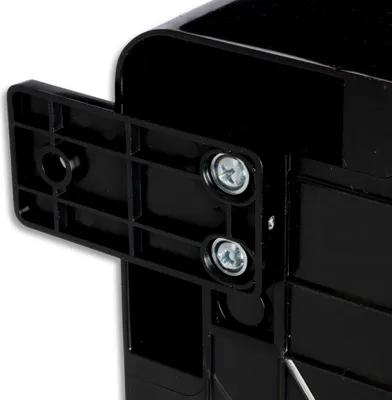 Produktbild von Wandschrank-Gehäuse Serie Fleet 400x300x170mm transparent schwarz