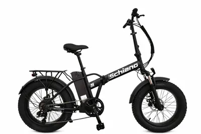 Immagine prodotto di Fat Bike Pieghevole 20" Telaio Acciaio 250w 36v 10.4ah Nero Opaco