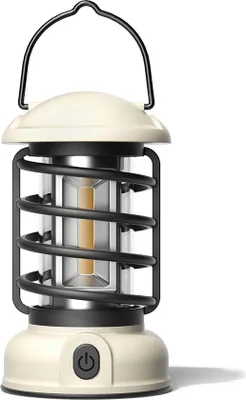 Produktbild von Kabellose Campinglampe Stufenlos dimmbar Retro-Zeltlicht fuer den Aussenbereich, Heimatmosphaere, Laterne, tragbares Licht mit Griff