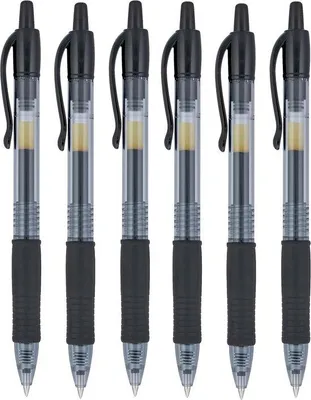Produktbild von Famanu Gelroller 0,7 mm schwarz - 6 Stück