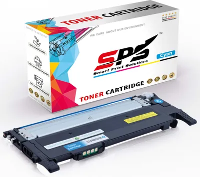 A toner cartridge and its packaging are displayed against a white background.