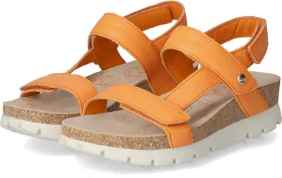 Produktbild von Panama Jack Damen Sandalen SELMA Orange Glattleder Größe: 41