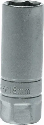 Obrázok produktu pre Nástrčný kľúč na zapaľovacie sviečky s rukoväťou 1/2" 18 mm