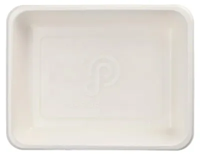 Produktbild von PAPSTAR Siegelschalen aus Zuckerrohr, PLA beschichtet, ungeteilt, 1300 ml | Folie (50 Stück)