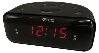 Produktbild von KENDO Radiowecker Alarm Clock 24EXSW schwarz