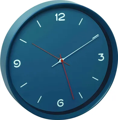 Produktbild von TFA 60.3056.06 petrol-blau Analoge Wanduhr