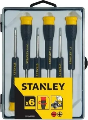 Produktbild von Stanley STHT0-62631 6-teiliger Präzisionsschraubendrehersatz