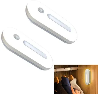 Image de Lampes LED à thème (lot de 2) – Sans fil, magnétiques, rechargeables par USB, connexion groupée 2,4 GHz, idéales pour les chambres d'enfants, les armoires et l'éclairage d'escalier dans le couloir.