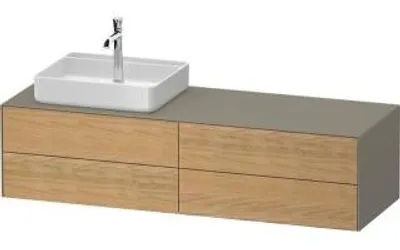 Produktbild von DURAVIT WT4867LH5920000 Konsolen-WTU wh White Tulip 550x1300x
