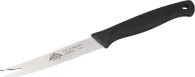 Produktbild von STUBAI hochwertiges Tomatenmesser mit Welle, 2 Spitzen | 100 mm | Küchenmesser Lady Line aus Edelstahl für Schneiden von Tomaten, Kiwis, weichen Früchten und Gemüsesorten, spülmaschinenfest