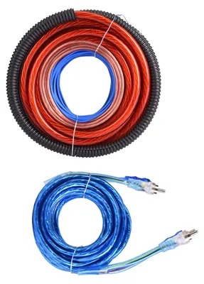 Obrázek produktu pro Vysoce kvalitní zesilovačová sada pro automobilový systém, 4kanálová, výkon 2800 W