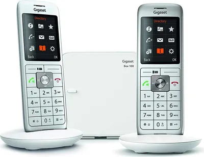 Produktbild von Gigaset CL660 Duo - bezdrátový telefon - 2 sluchátka - bílý