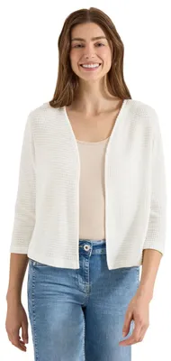 Produktbild von Cecil Ajour Jacke Vanilla White L