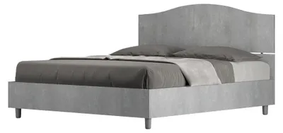 Immagine prodotto di Letto Matrimoniale 160x200 cm con Rete e Contenitore Dores Grigio