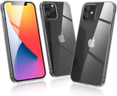 Produktbild von Wisam® Apple iPhone 12 / 12 Pro 6.1" Silikon Case Schutzhülle Hülle Transparent