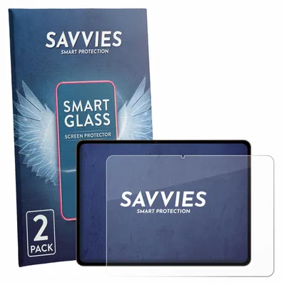 Produktbild von 2x Savvies Schutzglas Folie für OnePlus Pad 4 9H Panzer Schutzfolie Glas Displayschutz klar transparent