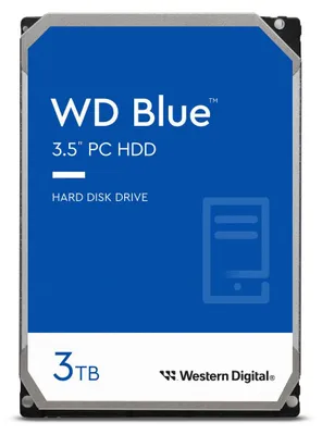 Produktbild von Western Digital Blue, 3 TB, 5400 RPM, 256 MB, 3.5", SATA