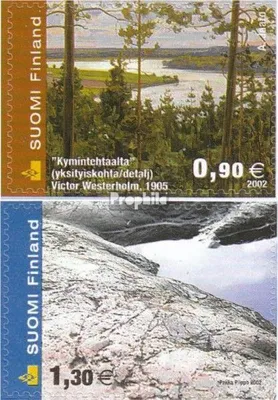 Produktbild von Briefmarken Finnland 2002 Mi 1605-1606 (kompl.Ausg.) postfrisch Landschaft