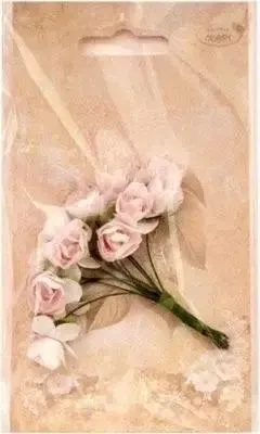 Immagine prodotto di Rose di carta 12 pezzi rosa chiaro