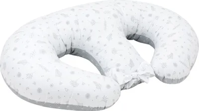 Produktbild von Bellochi Stillkissen Zwillinge mit Bezug - aus 100% Baumwolle -   - Baby Lagerungskissen - Kuschelkissen - Multifunktionale Zwillingsstillkissen Positionierung (Star Copse)
