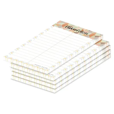 Image de PRICARO Liste de courses "Zigzag", A6, 5 pièces