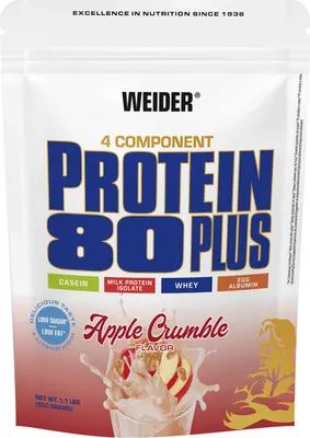Produktbild von Weider Protein 80 Plus (500g) Apple Crumble - Eiweiße - Protein-Mischung