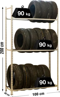 Image de Metallregale AUTOCLICK WHEELS PLUS 3/400 VERZINKT