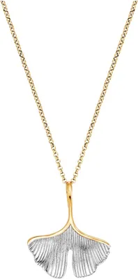 Produktbild von Engelsrufer ERN-GINKO-BIG Damen Collier Ginko Bicolor Gold 50 cm