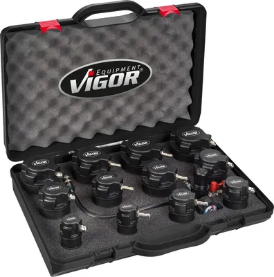 Produktbild von VIGOR V4304 Sada pro odsávání tlaku v turbo systému pro osobní automobily ∙Počet nástrojů: 13