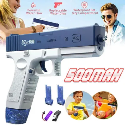 Produktbild von Hochdruck Wasserpistole elektrische Wasser Pistole Kinder Erwachsene Sommer Toy