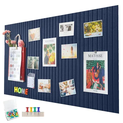 Immagine prodotto di Grande bacheca in feltro, autoadesiva, 60 x 40 cm - Decorazione da parete per memo