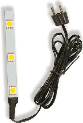 Produktbild von 3er LED Streifen mit Stecker 3,5V - Weiß | 78434 - Zubehör Weihnachtskrippe Innenbereich