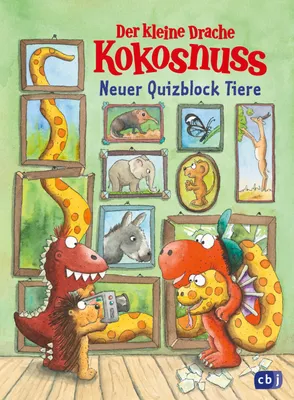 Produktbild von Der kleine Drache Kokosnuss - Quizblock Tiere 2