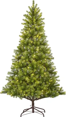 Produktbild von Black Box Trees Nagoya Künstlicher Weihnachtsbaum mit warm-weißer LED-Beleuchtung - H180 x Ø108 cm - Grün