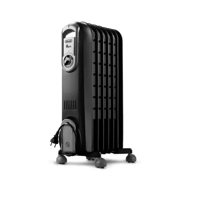 Obrázok produktu pre De’Longhi V550715.BG, Olejový elektrický ohrievač, Olej, 1,38 m, Vnútorný, Podlaha, Béžová, Čierna